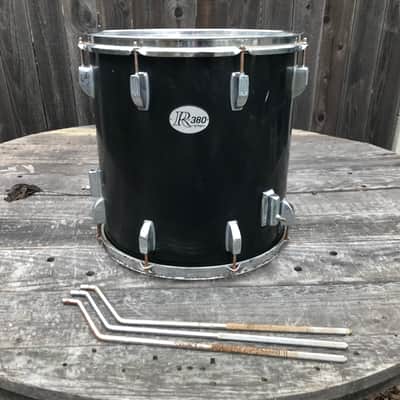 Rogers 16x16 R-380 Floor Tom (MIJ) 80’s - Black gloss wrap image 2