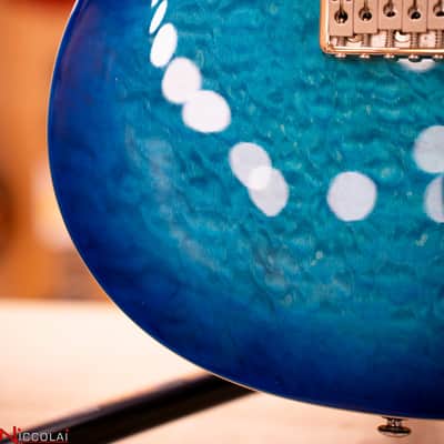 PRS SE CUSTOM 24-08 Quilt Lake Blue image 14