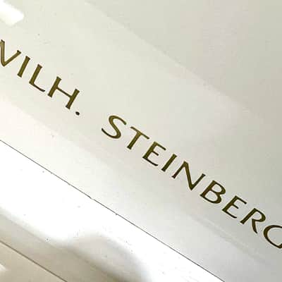 WILH.STEINBERG P118CW Upright Piano White - white snow image 12