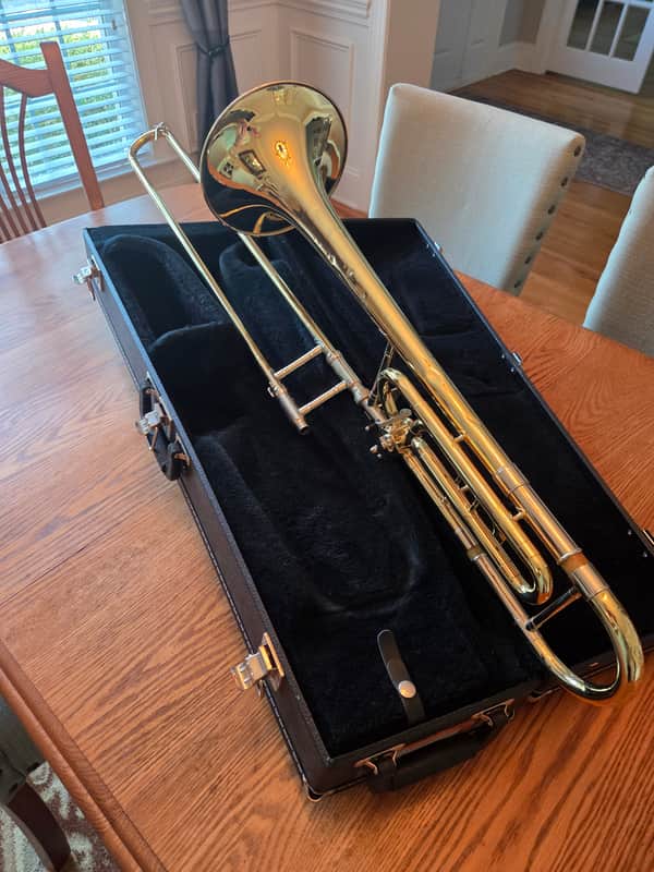 King step-up tenor Trombone 607F Mid-2010 - Brass image 1