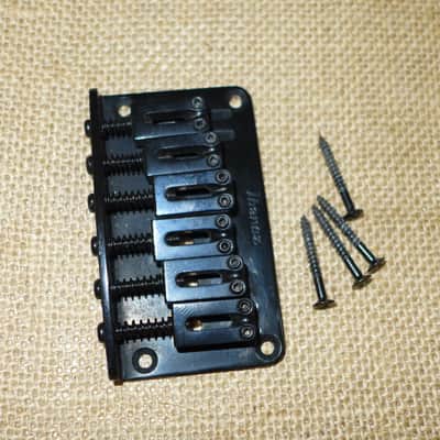 Ibanez F106 Hardtail Fixed Bridge + Screws Black image 2