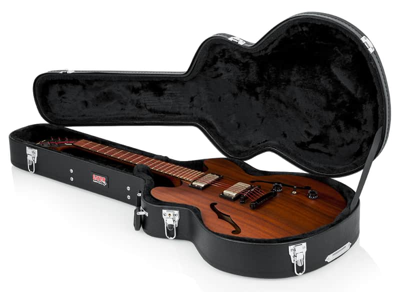 Gator GWE-335 Semi-Hollowbody Guitar Case - Black image 1