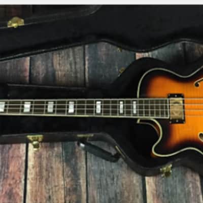 D'Angelico Bass EX-SS 2013 Left Hand Sunburst image 9