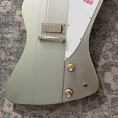 Epiphone "Inspired by Gibson Custom" '63 Firebird I 2024 - Present - Silver Mist w/ OHC image 3
