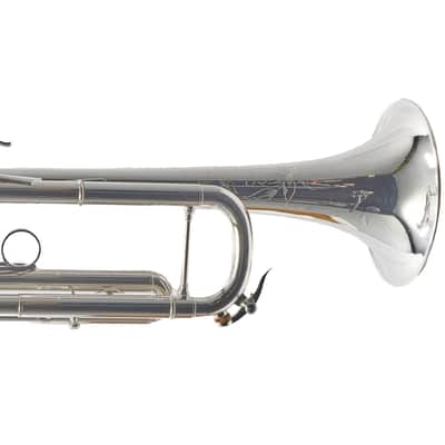 S.E. Shires Q10RS Q-Series Professional Bb Trumpet in Silver Plate SN Q33774 image 4