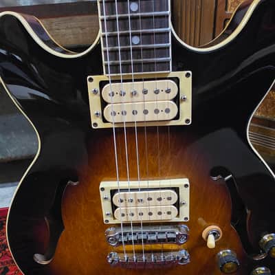 1983 Ibanez Artist AM50 Brown Sunburst image 5