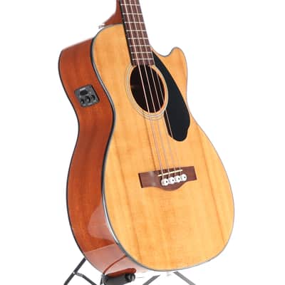 Fender CB-60SCE Bass, Laurel Fingerboard, Natural (SR) (05855) image 4