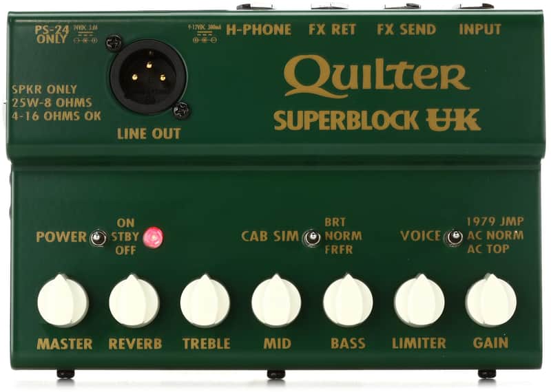Quilter Labs SuperBlock UK 25-watt Guitar Amplifier Pedal image 1
