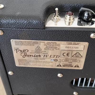 Fender Pro Junior IV Black LTD image 9