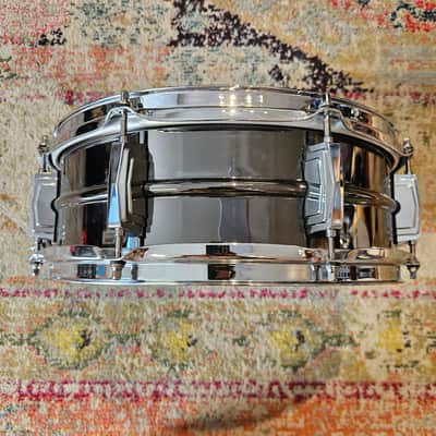 Ludwig Black Beauty 14x5" Nickel Over Brass 8-Lug Snare image 8