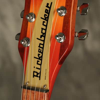 1997 Rickenbacker 330 mod w/Bigsby/Gold Guards/Vintage pickups + Autumnglo refin image 8