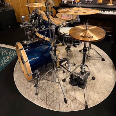 Complete 5pc Dixon Artisan/9pc Paiste Cymbals/EKG Brass snare/Yamaha Hardware image 2