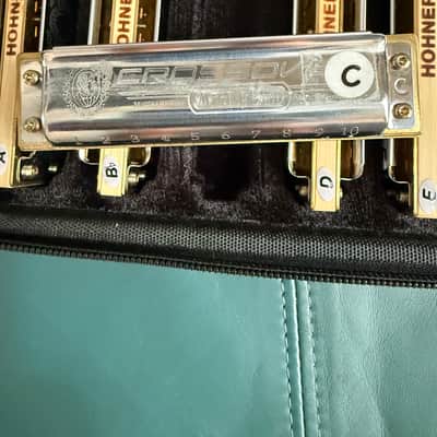 Case of 7 Hohner Crossover Harmonicas - Like new image 5