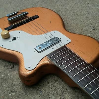 1955 Harmony H-44 Stratotone Electric Guitar image 4