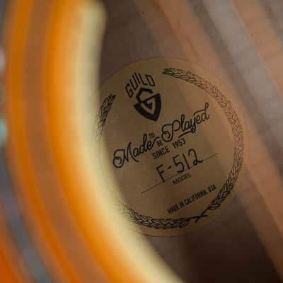 Guild F512E Maple Antique Burst USA image 11