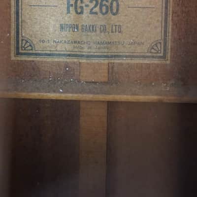 Yamaha FG-260 12-String – Made in Japan – Original Case – Vintage 1970s image 10