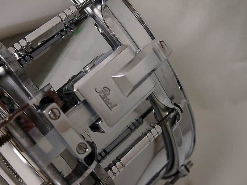Pearl S-814 Free-Floating Steel 14x5" Snare Drum (1st Gen) 1983 - 1991 image 3
