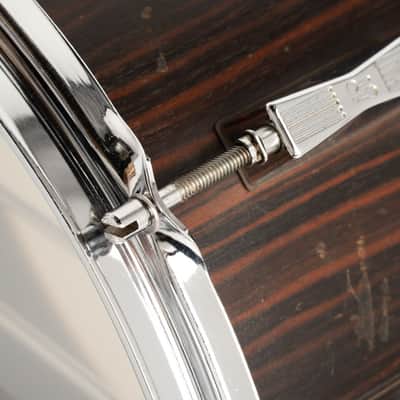 Sonor Early 80's HLD581 EB Signature Series / Makassar Ebony 12Lugs Birch Lite Snare Drum 14"×6.5" image 12