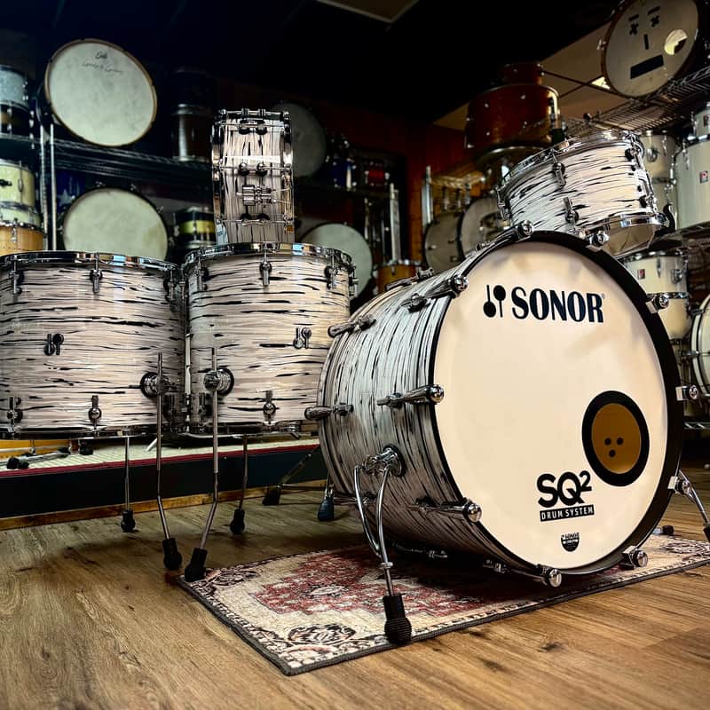 2020s Sonor SQ2 Drum Set – 13×8/16×16/18×16/24×14/14×6.5SD Whi…