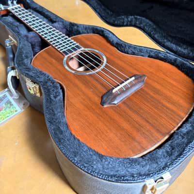 2011 Lichty T-18 Custom Tenor Ukulele – Redwood / Indian Rosewood – Abalone – HSC image 16