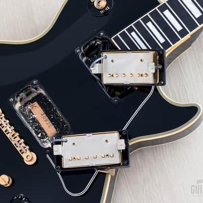 1990 Burny RLC-70 ‘60 Model Vintage Black Beauty Custom w/ VH-1 Pickups, Fernandes Japan image 16