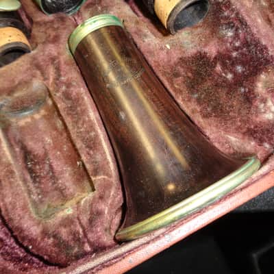 vintage Evette Schaeffer Buffet-Crampon Paris wooden clarinet AS IS For parts or repair project image 3