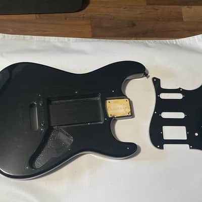 1986 Japan Charvel Jackson Import Model 3 Black Guitar Body Kahler Ready image 1