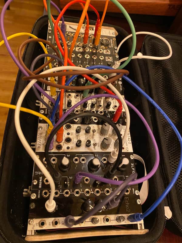 Custom Tiptop Audio Eurorack with 12 modules image 1