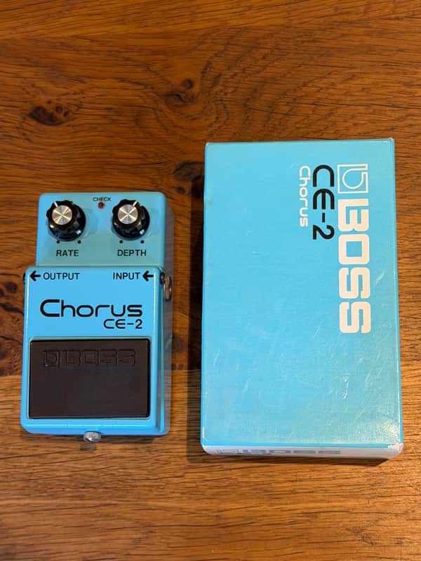 Boss CE-2 Chorus very rare early silver screw model image 1