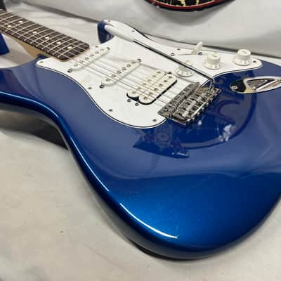 Fender Standard Stratocaster strat HSS Electric Guitar MIM - Made in Mexico- Electron Blue image 19