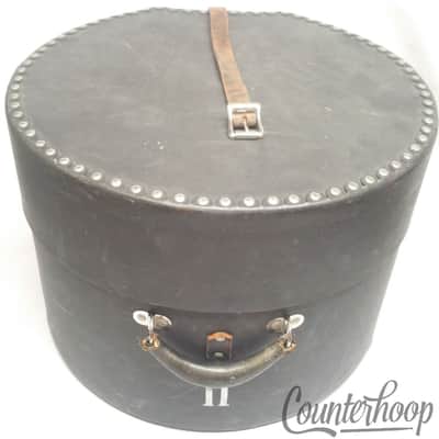 *Leedy 12-14x16"Floor Tom Drum Tenor Hard Shell Drum Case Fiber USA Vintage 40s* image 1