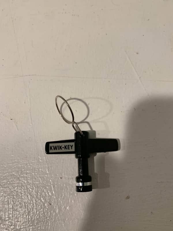 Vintage & Rare Drum Key Kwik-Key Black 80's image 1
