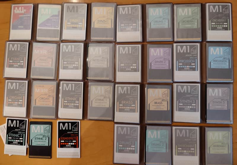 Korg M1/M3R Complete Card Set image 1