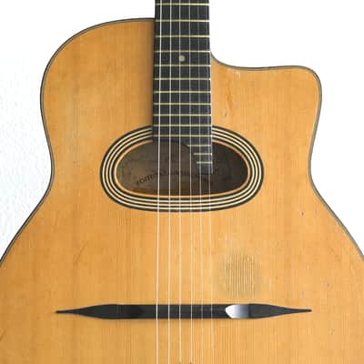 Beuscher Busato (1950s) Grand Modèle Erable, D-hole || Gypsy Jazz, Manouche, Django, Gipsy Guitar image 11