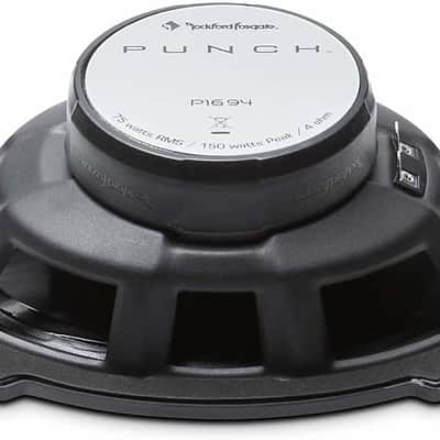 2 Pair Rockford Fosgate Punch P1694 Car Speaker 300W Peak, 150W RMS 6x9" 4-Way Punch Series Ful image 8