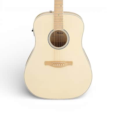 Ibanez AAD77M1E Advanced Acoustic, Open Pore Antique White image 3