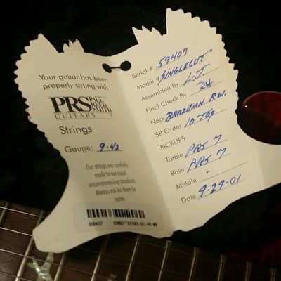2001 PRS Brazilian Singlecut image 11