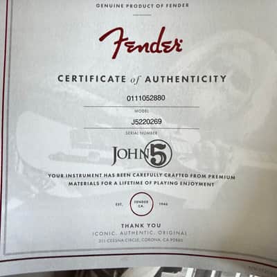 Fender John 5 Ghost Telecaster - Mint/unplayed image 4