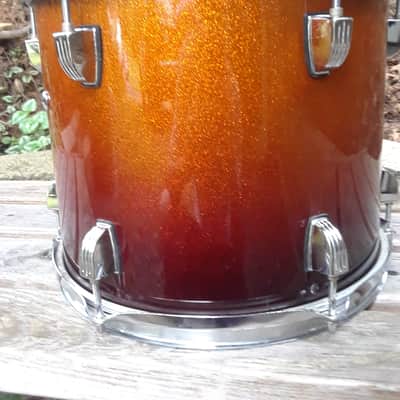 Ludwig Accent CS Custom Amber Sparkle Fade 12"x8" tom image 6