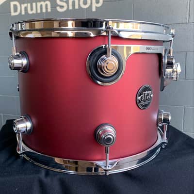DW Performance Series 9x12" Rack Tom in Satin Burgundy Lacquer (Rm4) image 5