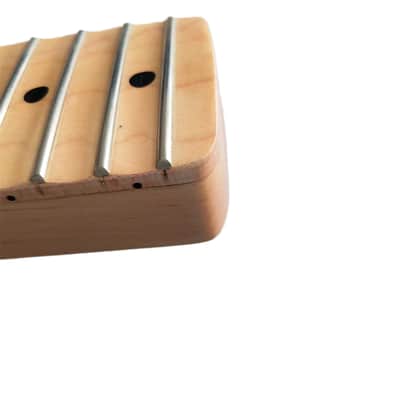 Full Scalloped Maple Guitar Neck,21-Fret Left hand image 4