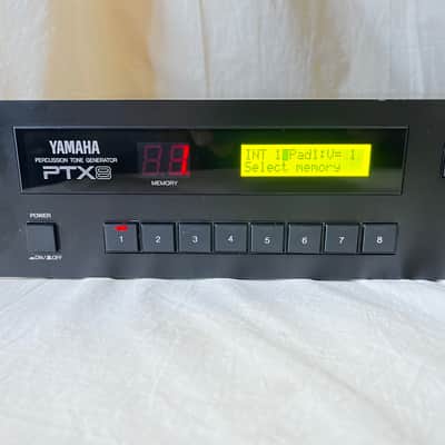 YAMAHA PTX8 PERCUSSION TONE GENERATOR drum synth New internal battery & Display image 3
