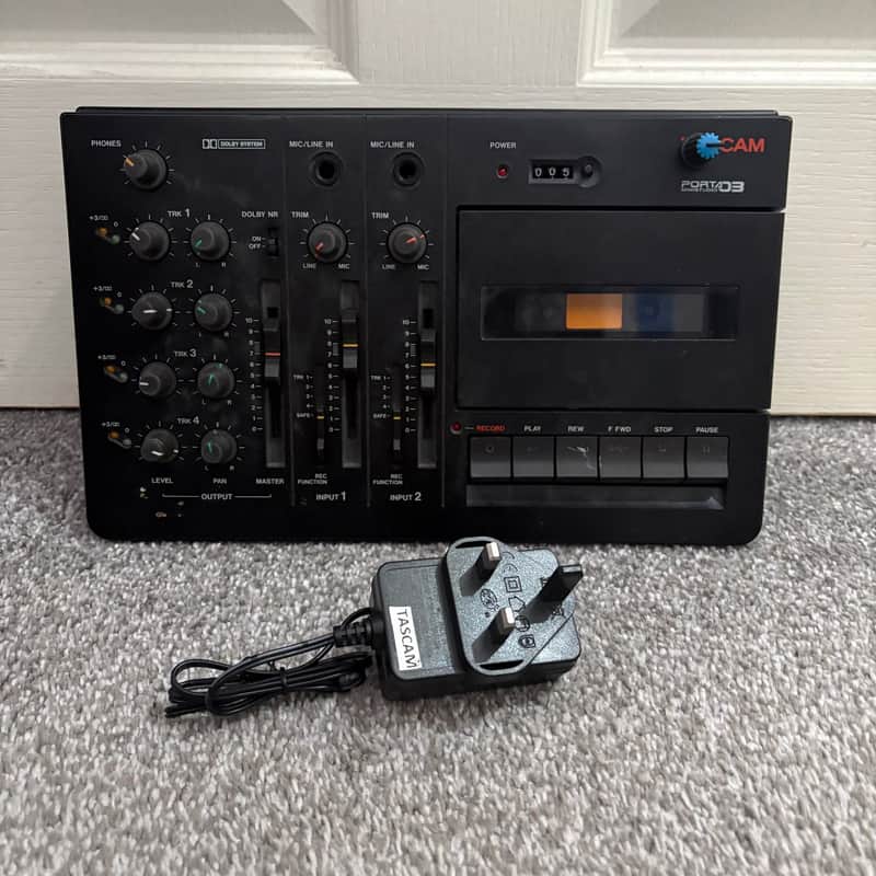 TASCAM Porta 03 mkII Ministudio 4-Track Cassette Recorder | Reverb
