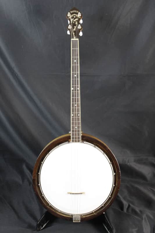 DeWick "Ideal" Tenor Banjo c1920 Very Rare! w/OHSC image 1