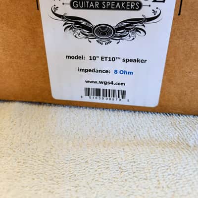WGS 10"  ET10 speaker 2026 image 4