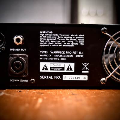 Warwick PRO FET 5.1 Bass Amp Head 2006 image 9