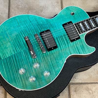2024 Gibson USA Les Paul Modern Figured Seafoam Green image 1