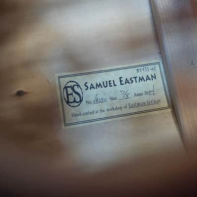 Eastman VB150 7/8 Scale Upright Bass 2004 image 11