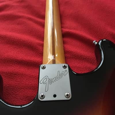 Fender  "Dan Smith" Stratocaster are 1983 3-Color Sunburst w/ Maple Fretboard image 12