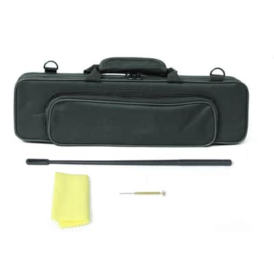Nickel Plated Close Hole C Flute w Case, Stand, Cleaning Rod, Cloth and More image 5